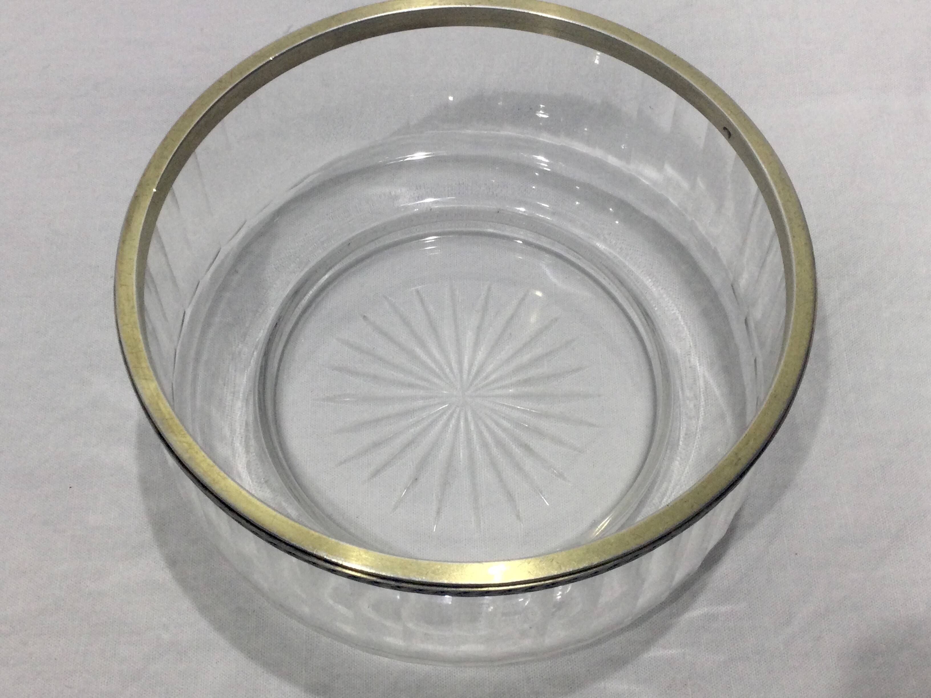 Robert Linzeler - Crystal Bowl and Vermeil