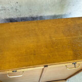 Double curtain wood binder