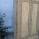 Natural wood wardrobe