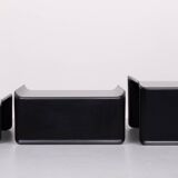 Rosenthal Large Black Fiberglass nesting tables 1970s Germany