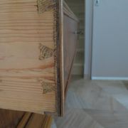 Rare - Pretty old chest of drawers with 4 drawers and 3 locks - In walnut - 1930
