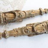 2 antique bronze furniture ornaments, furniture decoration, furniture legs,