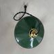 Industrial enameled sheet metal pendant light