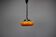 Suspension Harvey Guzzini Orange Space Age, Italy, 1970s