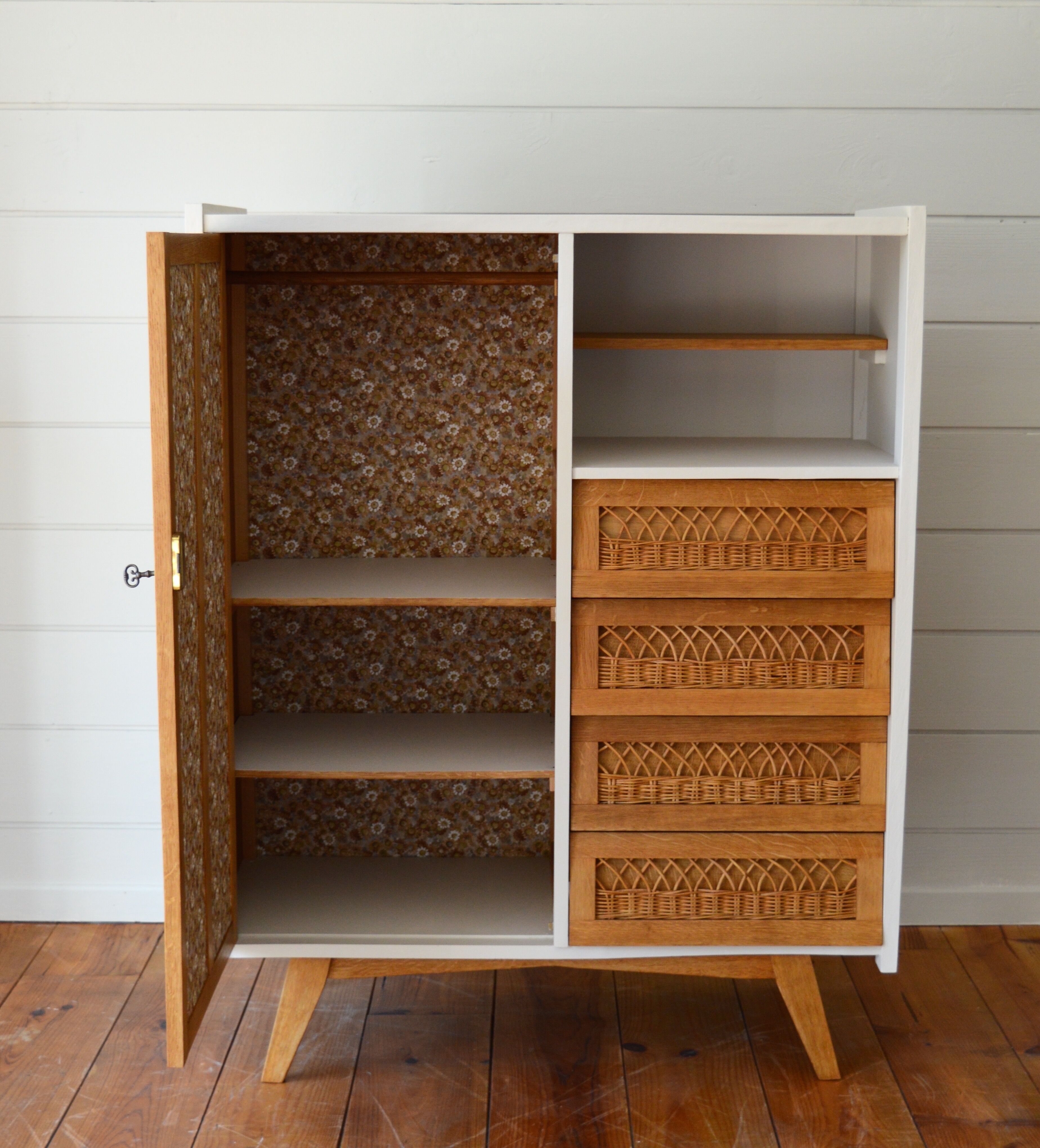 Rattan cabinet