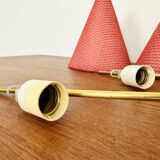 Ensemble de 2 appliques murales en laiton de Rupert Nikoll