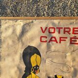 large poster your cafe negresco on canvas