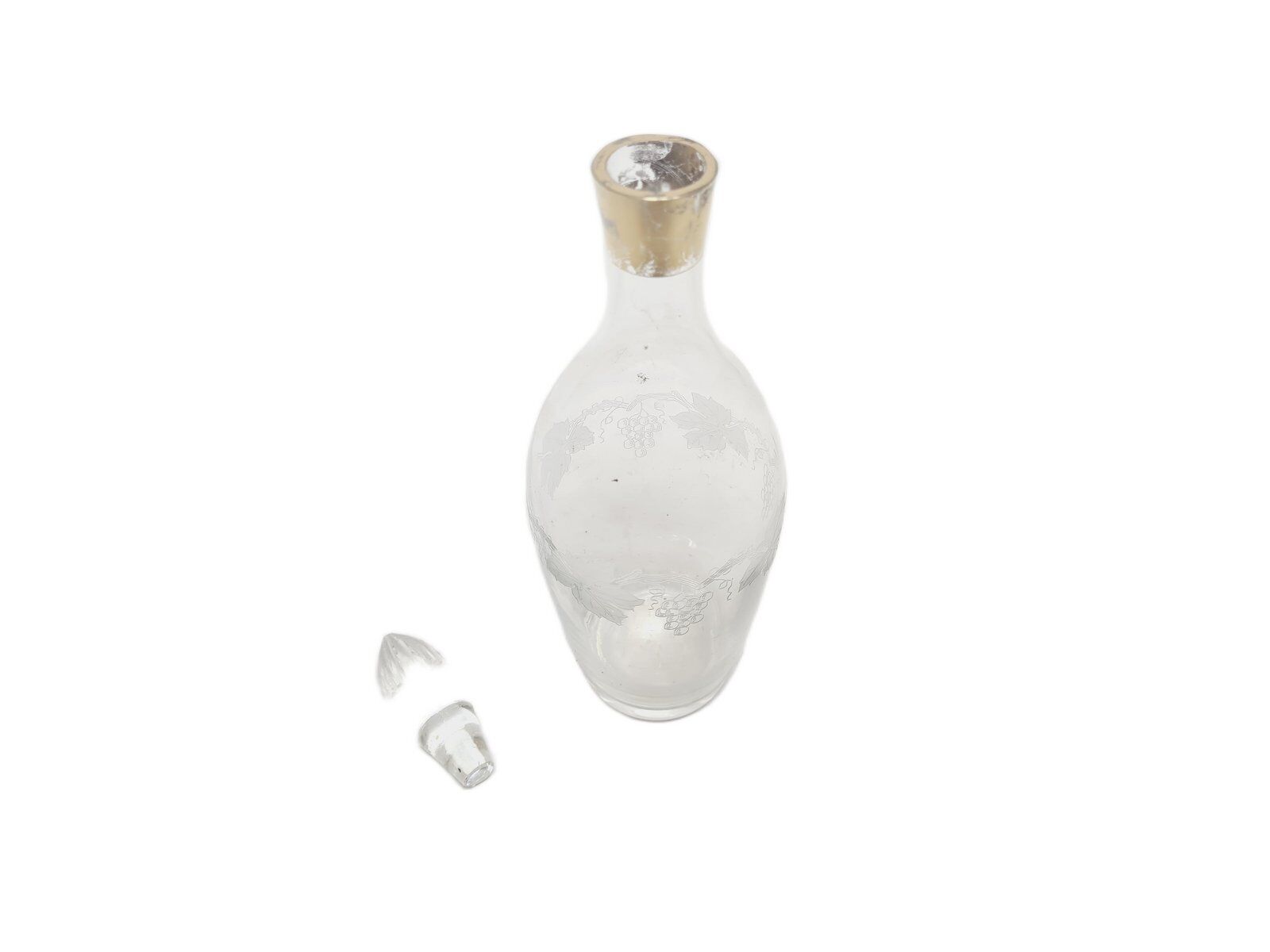 New Look glass carafe, Germany, 1960s