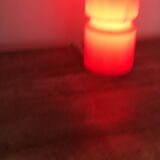 Red glass lamp