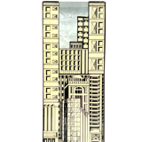 Architectural umbrella stand