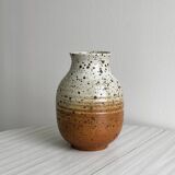 Vase en grès pyrité