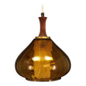 Glass pendant lamp, Danish design, 1970s, production: Denmark