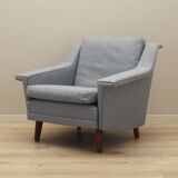 Fauteuil gris, design danois, années 1960, production : Danemark