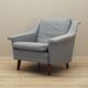 Fauteuil gris, design danois, années 1960, production : Danemark