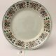 Set of 6 flat plates stamped "k&g lunéville", model "mariette"