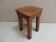 Industrial wooden sidetable