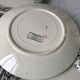 lot of 5 flat plates Terre de Fer Digoin Sarreguemines model "Suzanne" late nineteenth