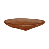 Art Deco dish in pink glass