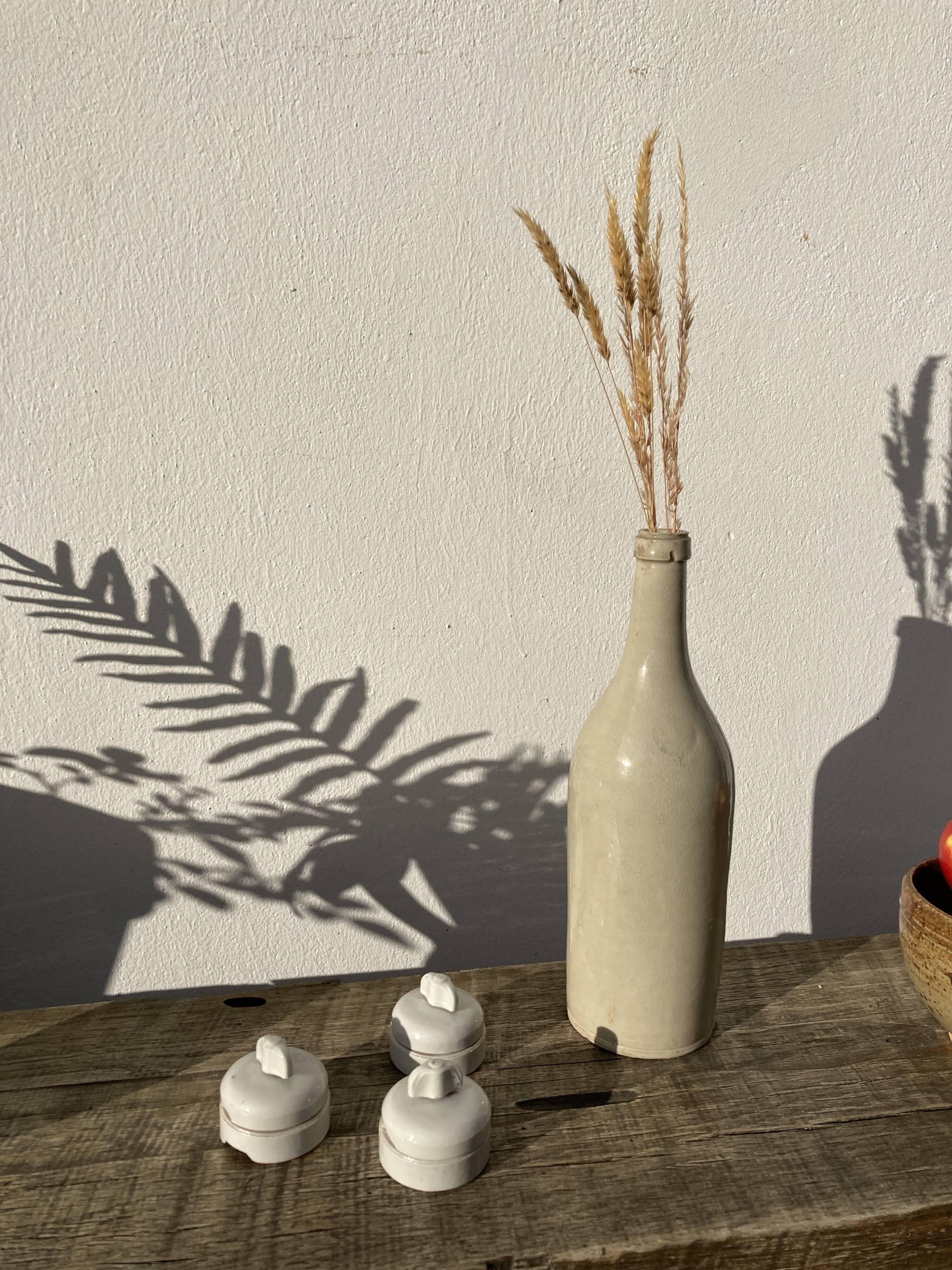 3 electric switches ceramic 20-30s vintage white