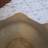 Jardinière in slipware signed by Gustave de Bruyn.