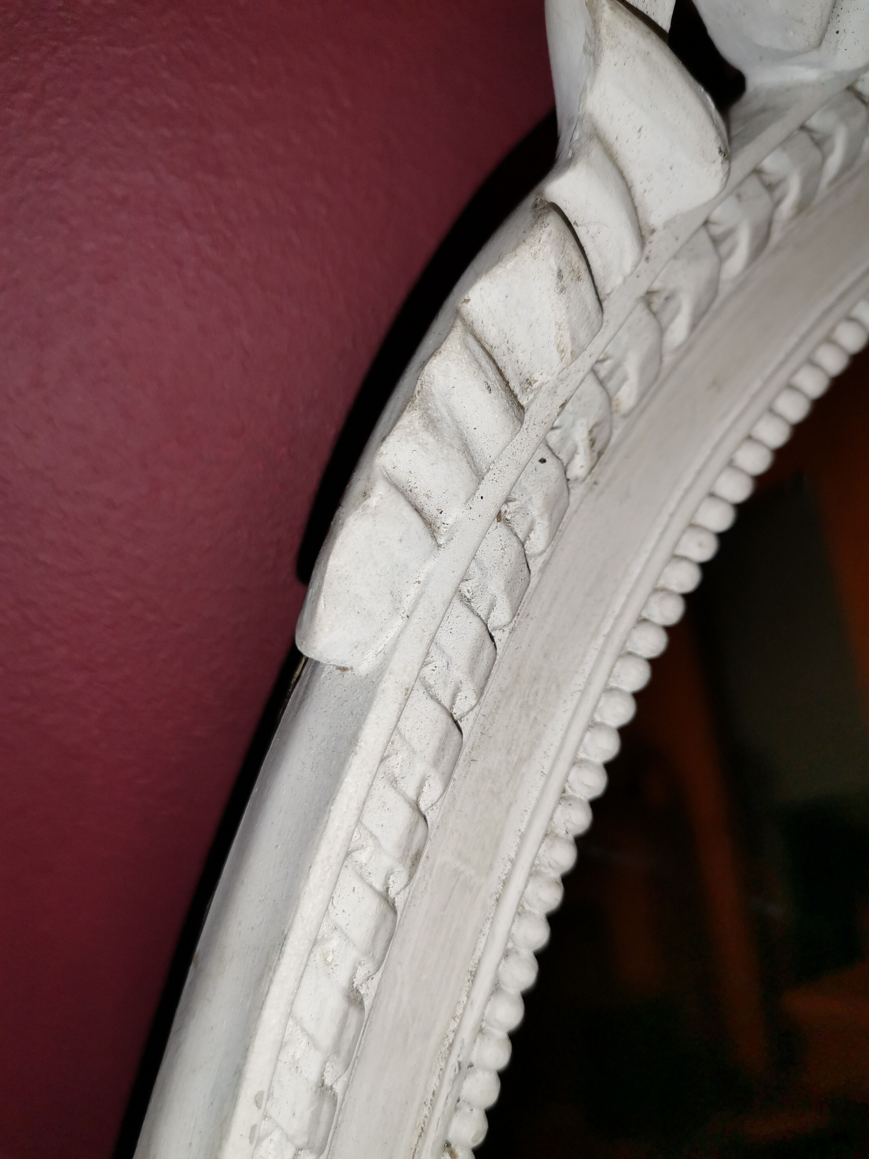 Nude / white mirror 34x48cm