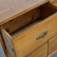 Chest of drawers in oak apothecary France 1930s