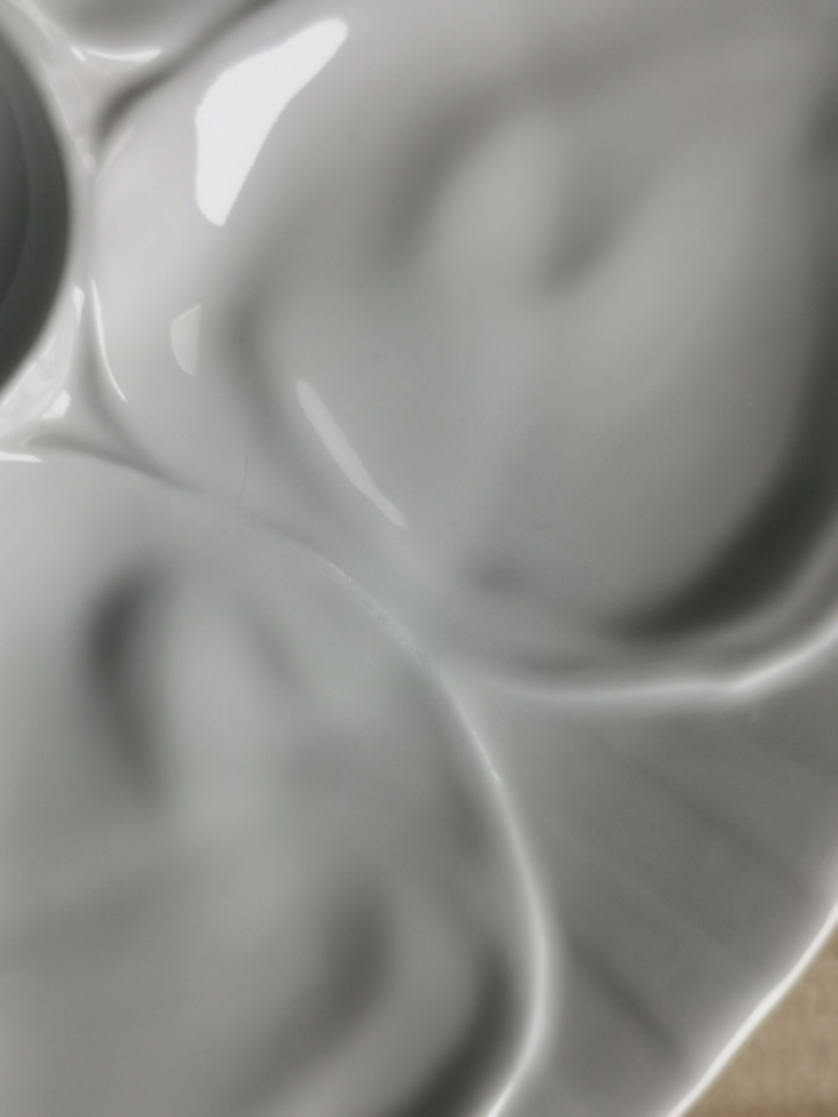 Ensemble de 6 assiettes Pillivuyt porcelaine blanche