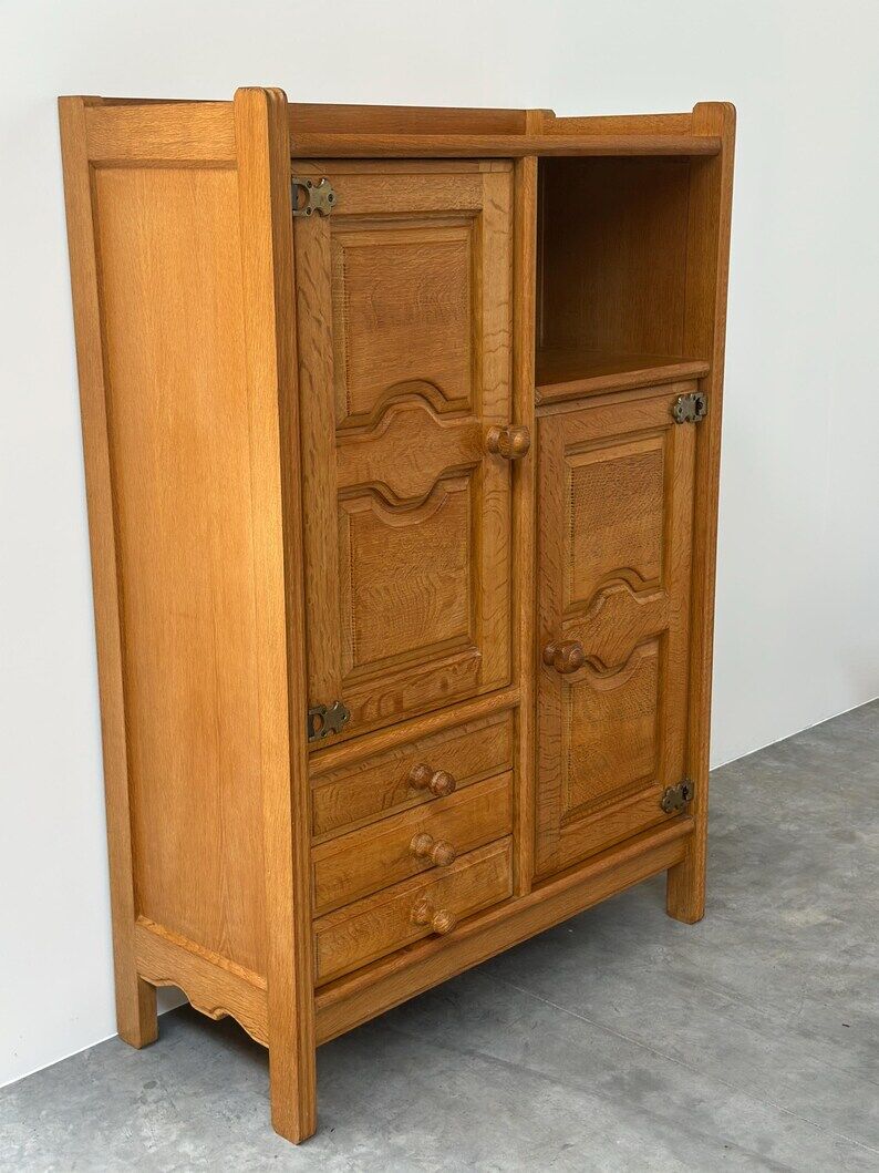 Guillerme & Chambron Oak Furniture for Your Home, France, 1960s