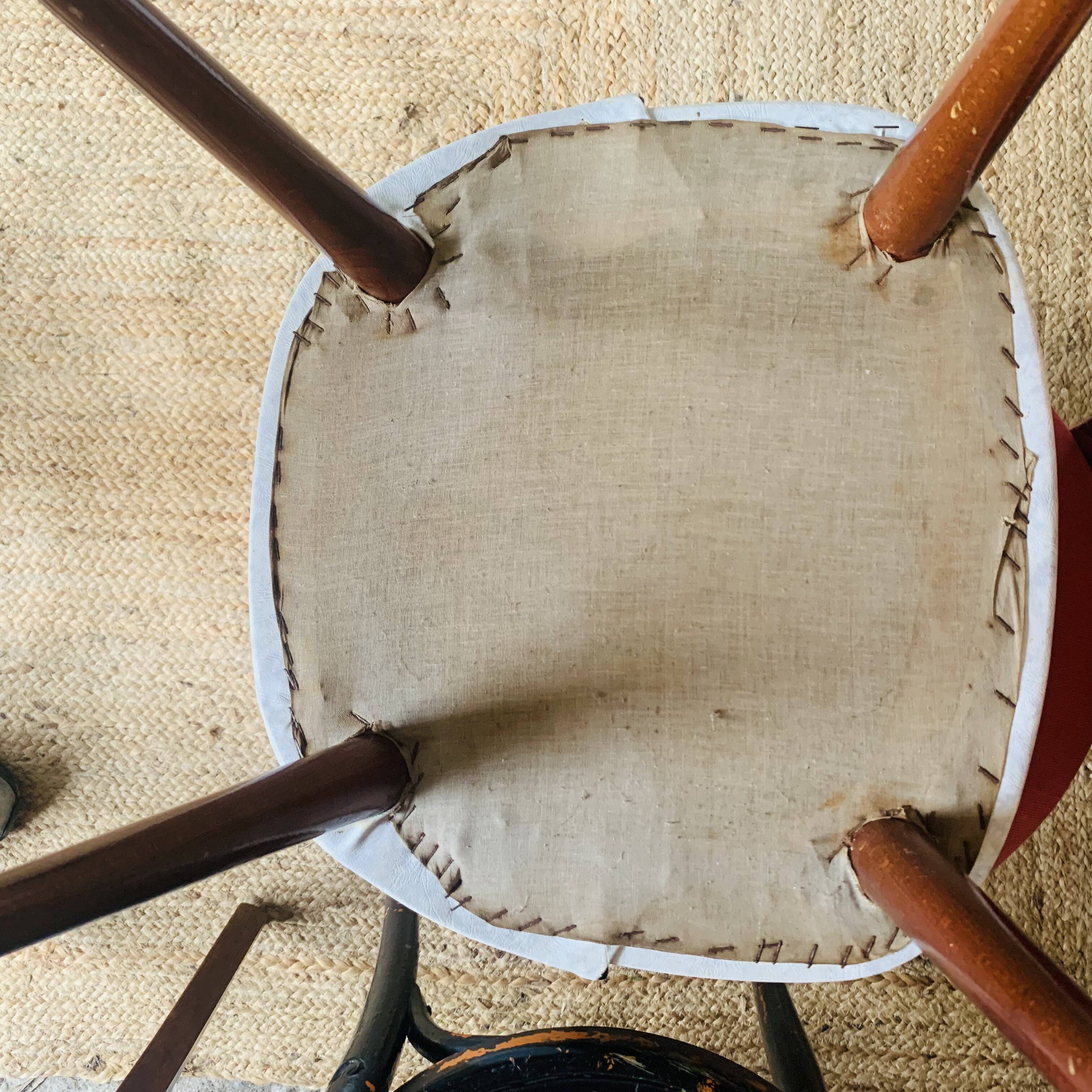 Set of 4 mismatched chairs