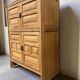 Vintage solid oak 'Depuydt' wardrobe