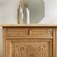 Grand Art Deco buffet in solid oak - Vintage sideboard