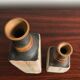 Ivo Sassi italian ceramic set vases bottles, 1950s