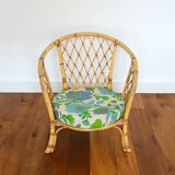 Vintage rattan lounge set 1970