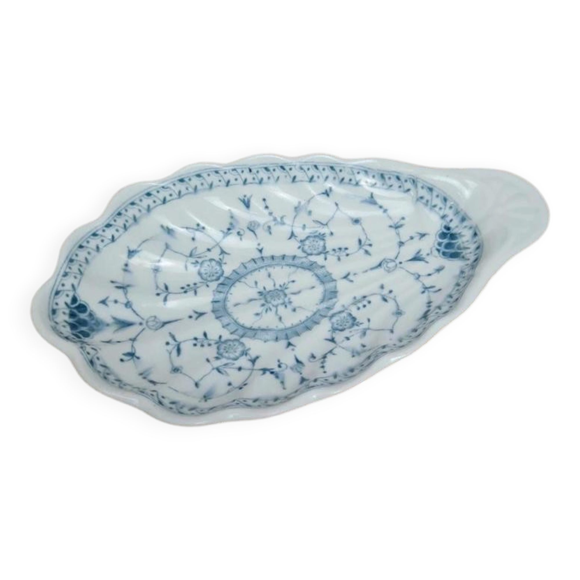 Ravier ancien anglais L. Straus & Sons – décor bleu Imperial