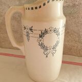 Old faience pitcher