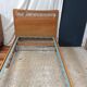 Bed in wood and rattan of the 50/60