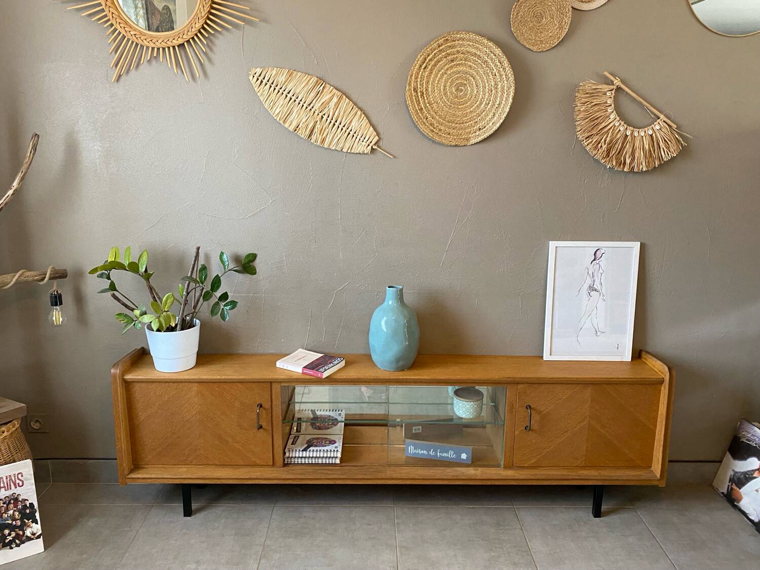 Vintage 60s sideboard (shallow)