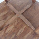 Round art deco pedestal table