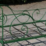 Antique metal bed, vintage