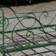 Antique metal bed, vintage