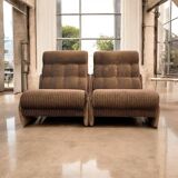 Canapé modulaire vintage / fauteuils rétro