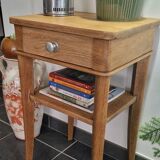 1940s oak side table