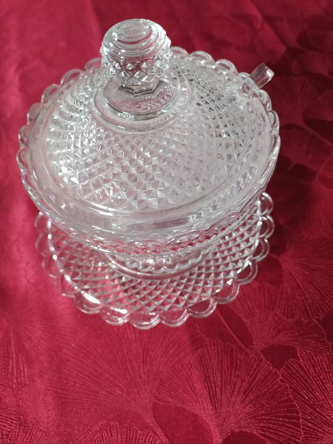 Baccarat crystal sugar bowl