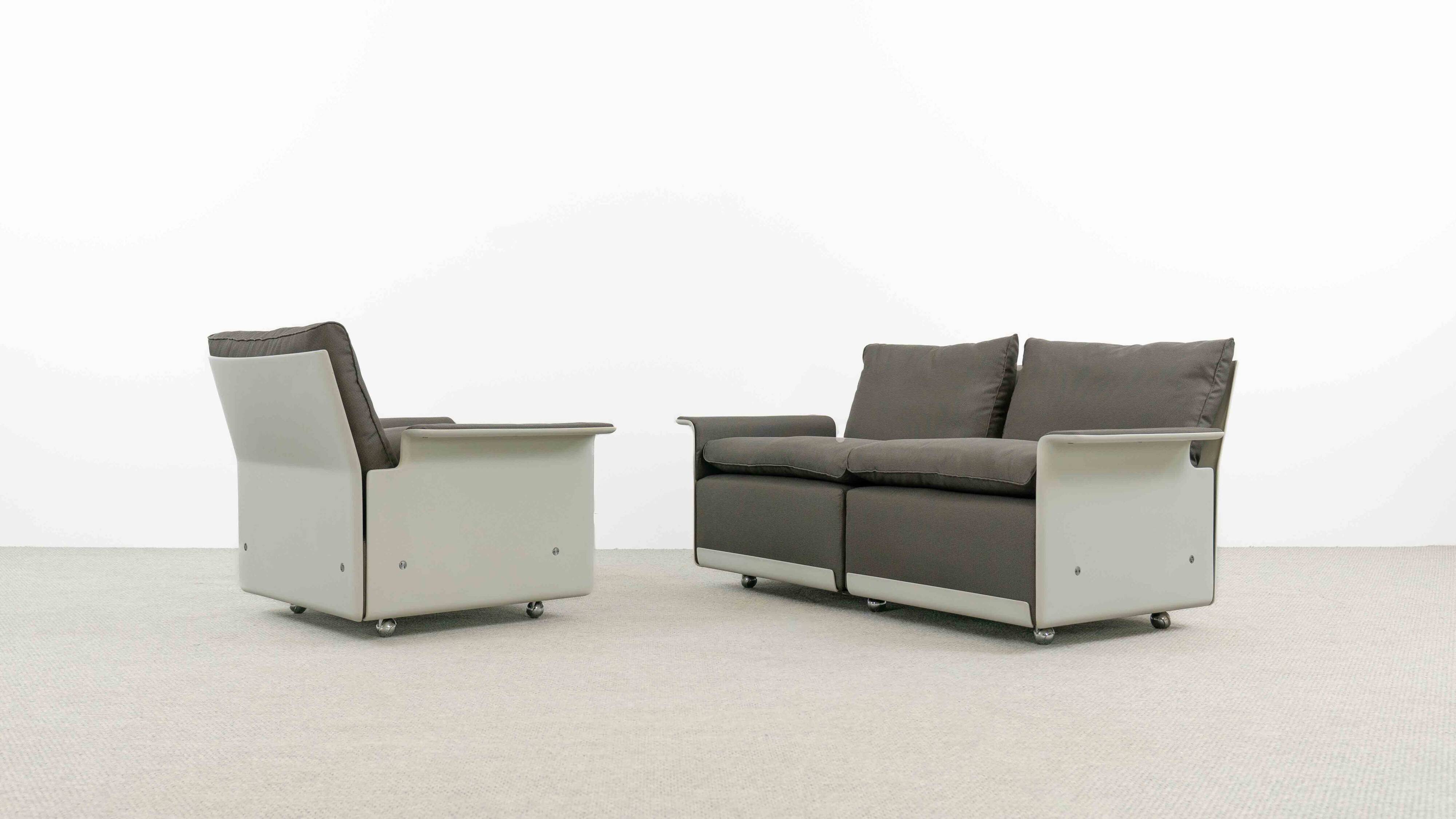 Vitsoe seatgroup by dieter rams, model 620, easychair+sofa