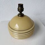 Czechoslovakian Art Deco opaline table lamp
