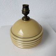 Lampe de table opaline Art Déco tchécoslovaquie