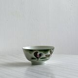 Bol en porcelaine avec motif coq