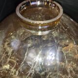 Vintage amber ball pendant light