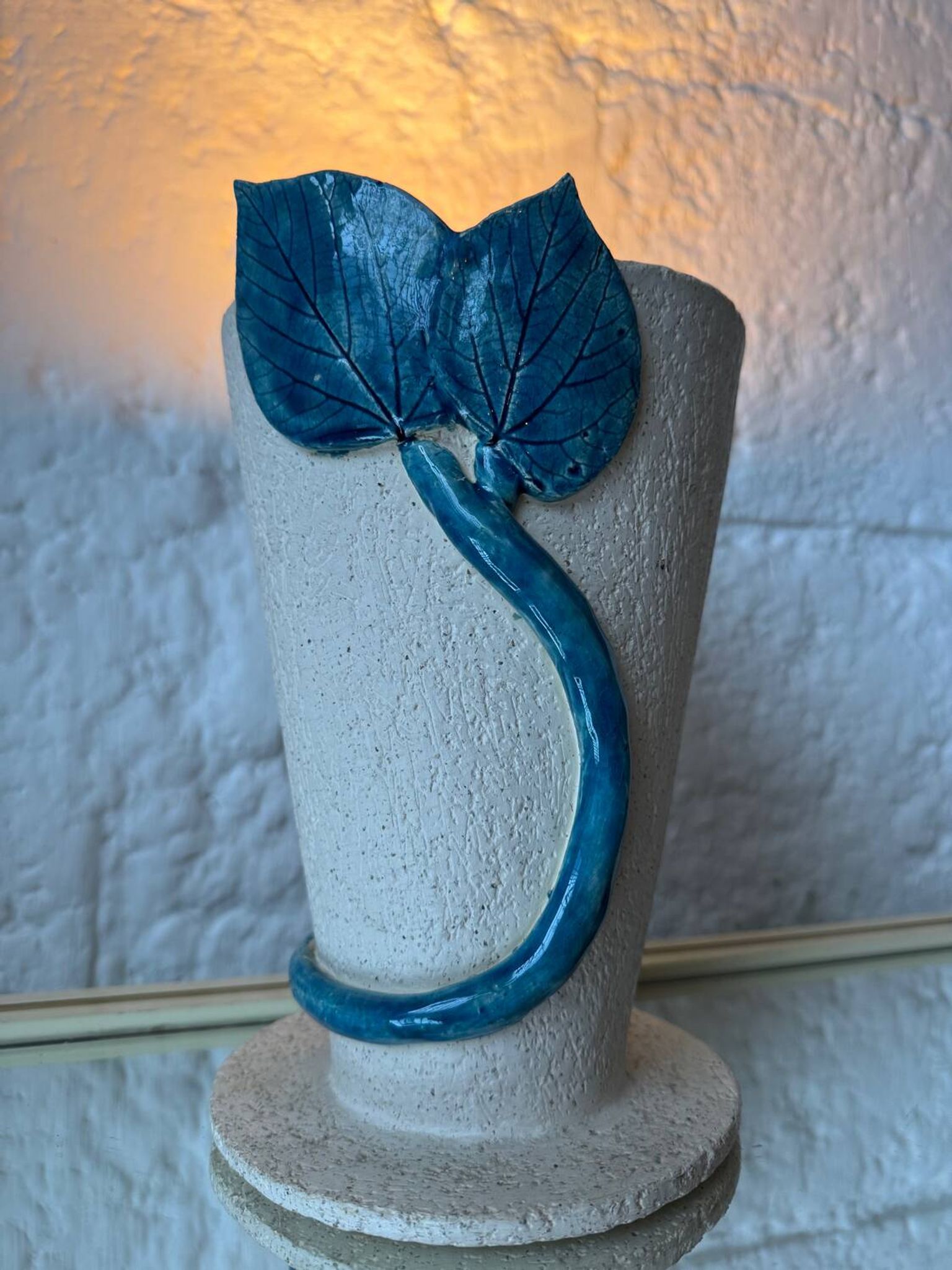 Lampe céramique artisanale vintage 
