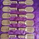 Twelve Christofle knife holders in silver metal